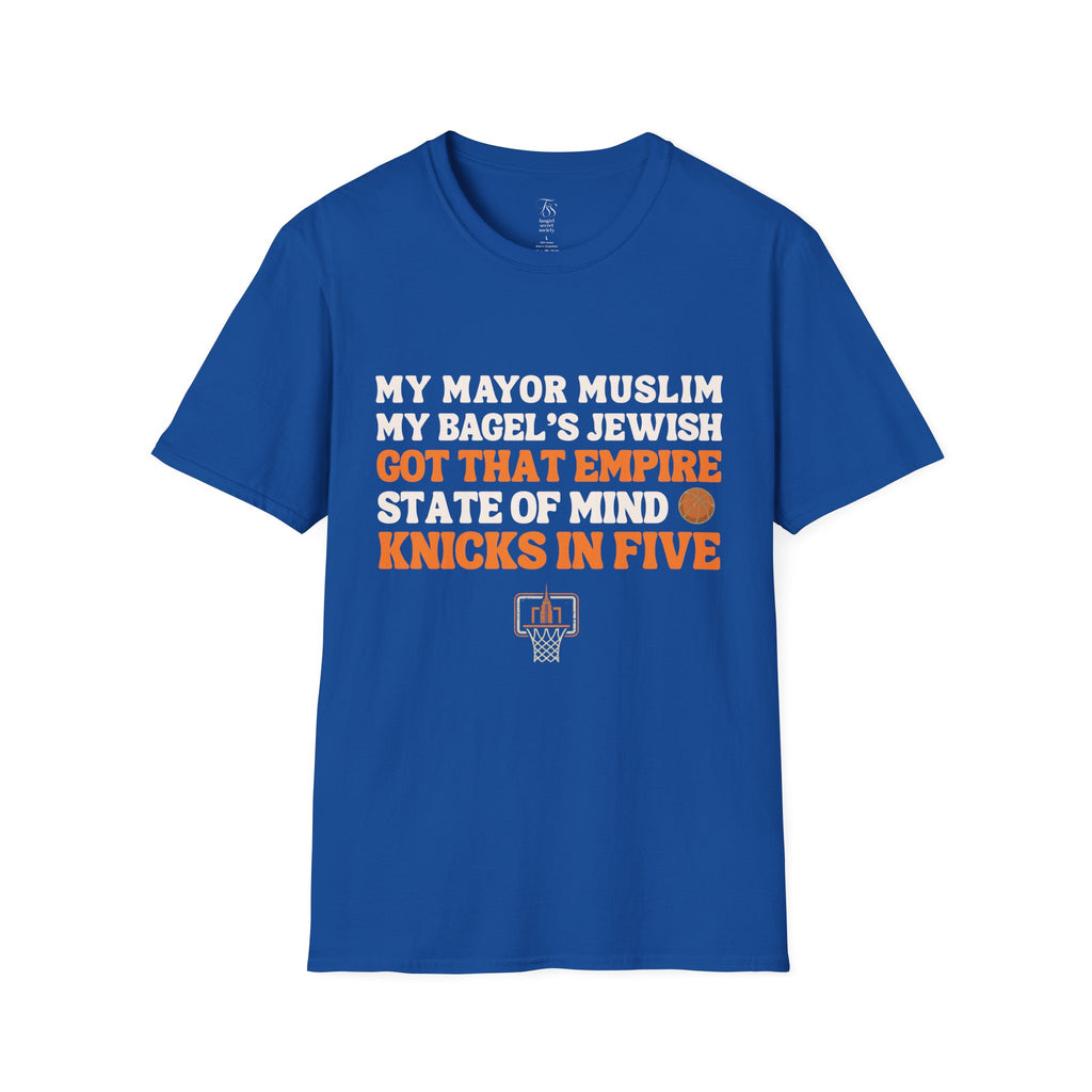 My Mayor Is Muslim My Bagels Jewish The Pope Is On Our Side Knicks In Five Shirt | Knicks NBA Champions 2026 New York City Parade