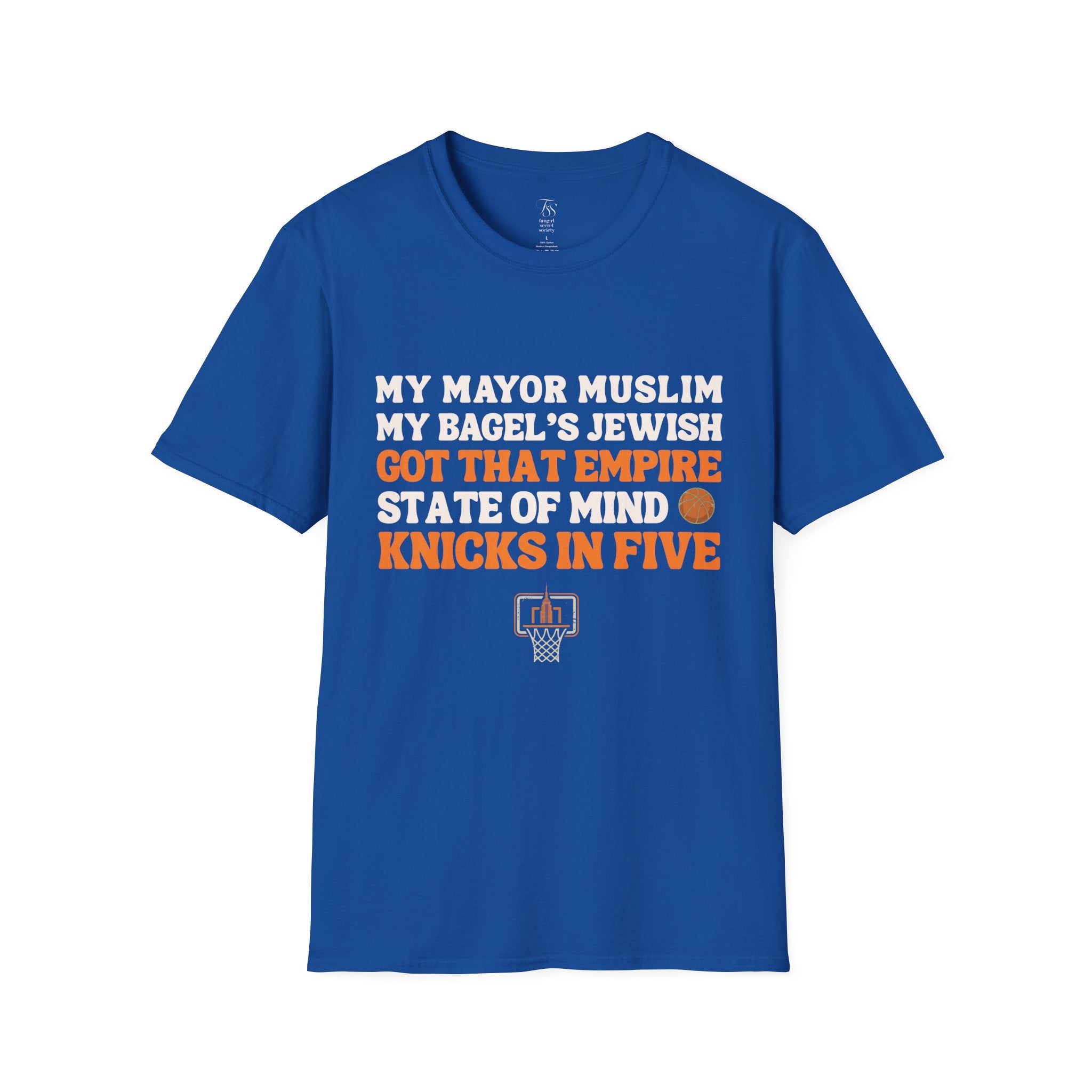 My Mayor Is Muslim My Bagels Jewish The Pope Is On Our Side Knicks In Five Shirt | Knicks NBA Champions 2026 New York City Parade