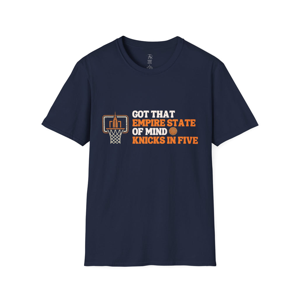 Knicks In Five T-Shirt | NY Knicks Championship 2026 Got That Empire State of Mind Tee | Basketball Gift