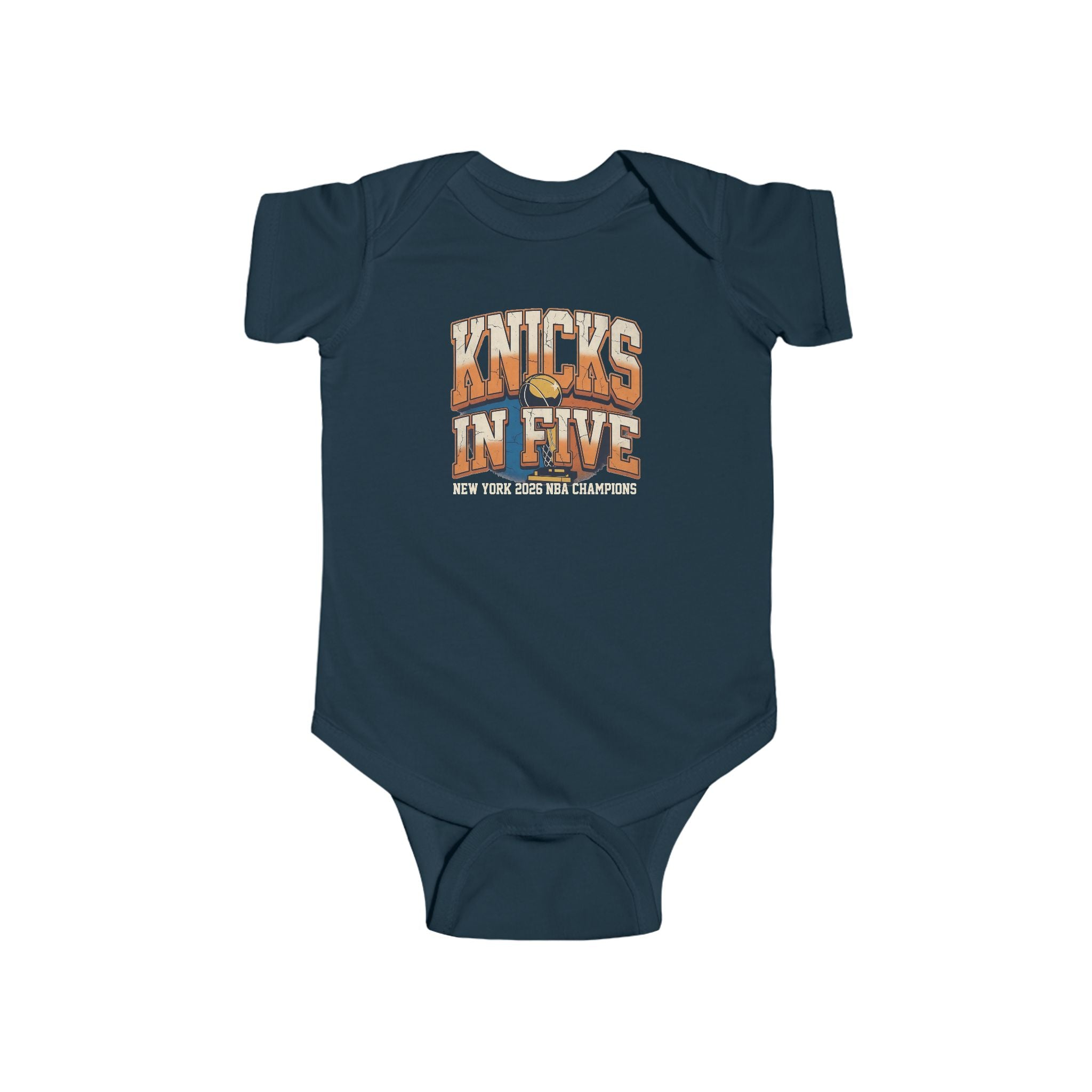 Knicks In Five Baby Bodysuit