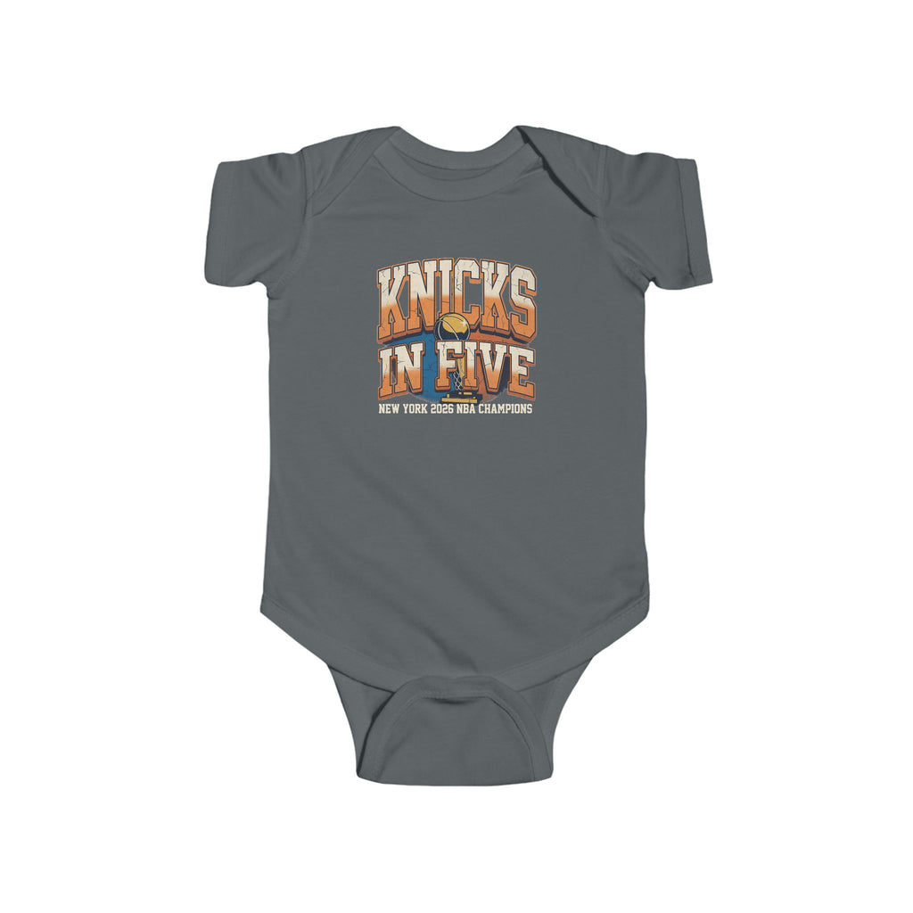 Knicks In Five Baby Bodysuit