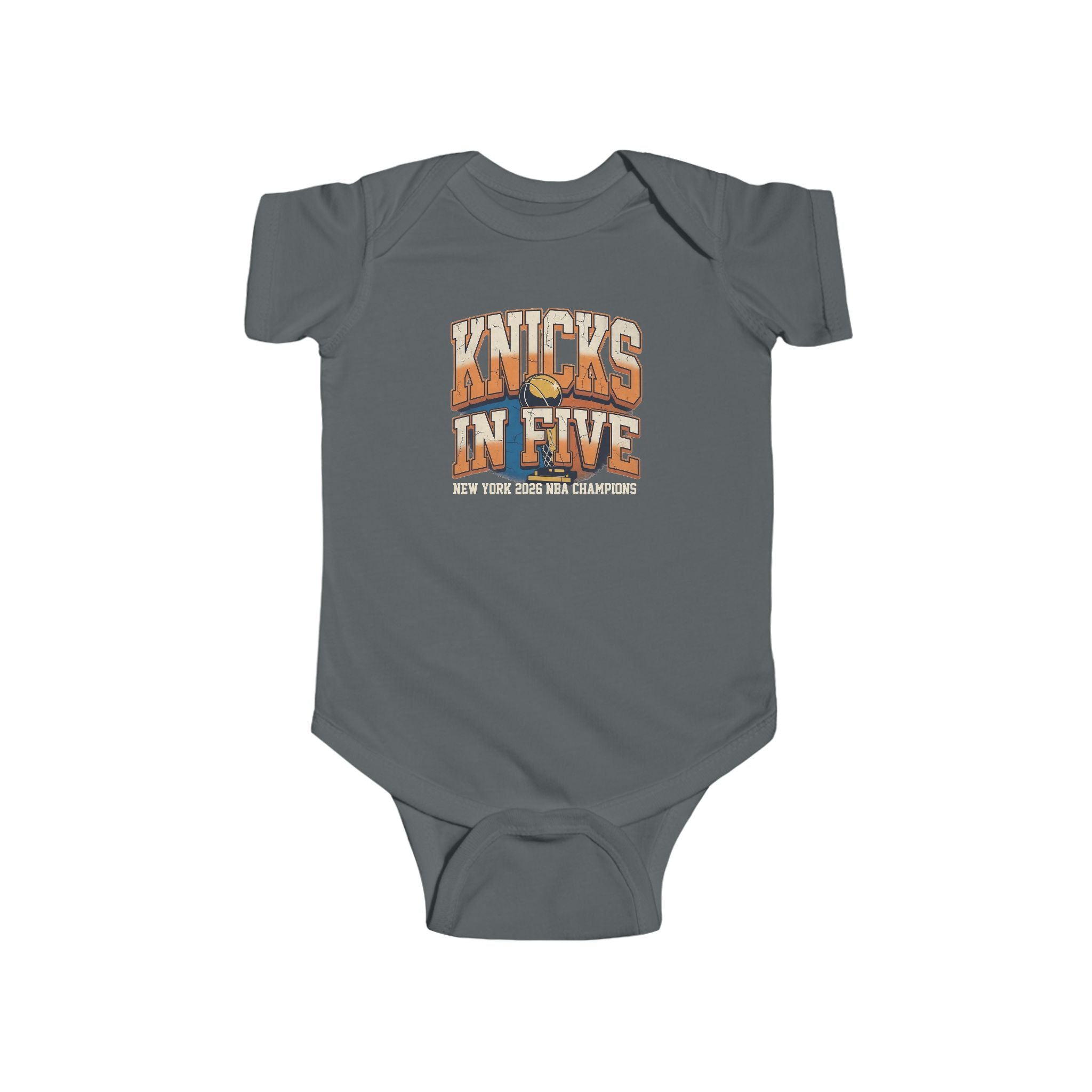 Knicks In Five Baby Bodysuit