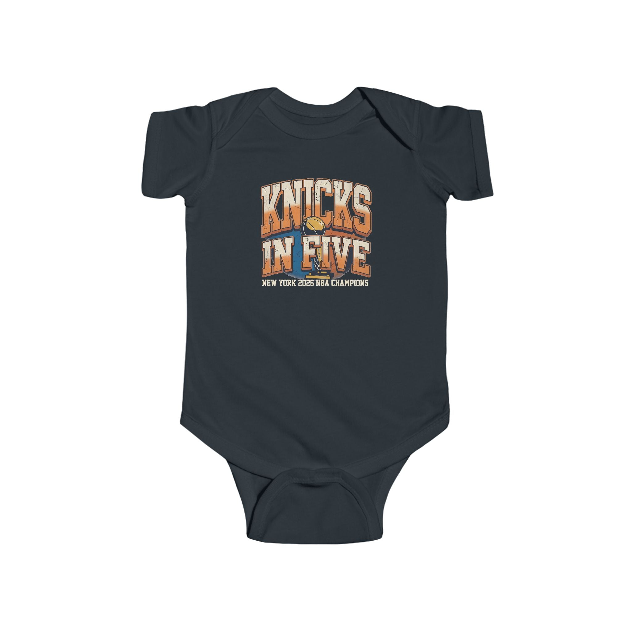 Knicks In Five Baby Bodysuit