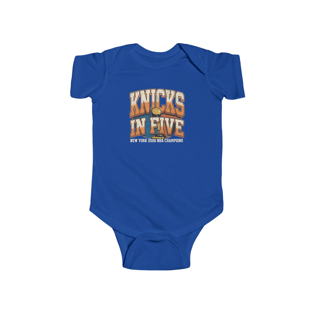 Knicks In Five Baby Bodysuit