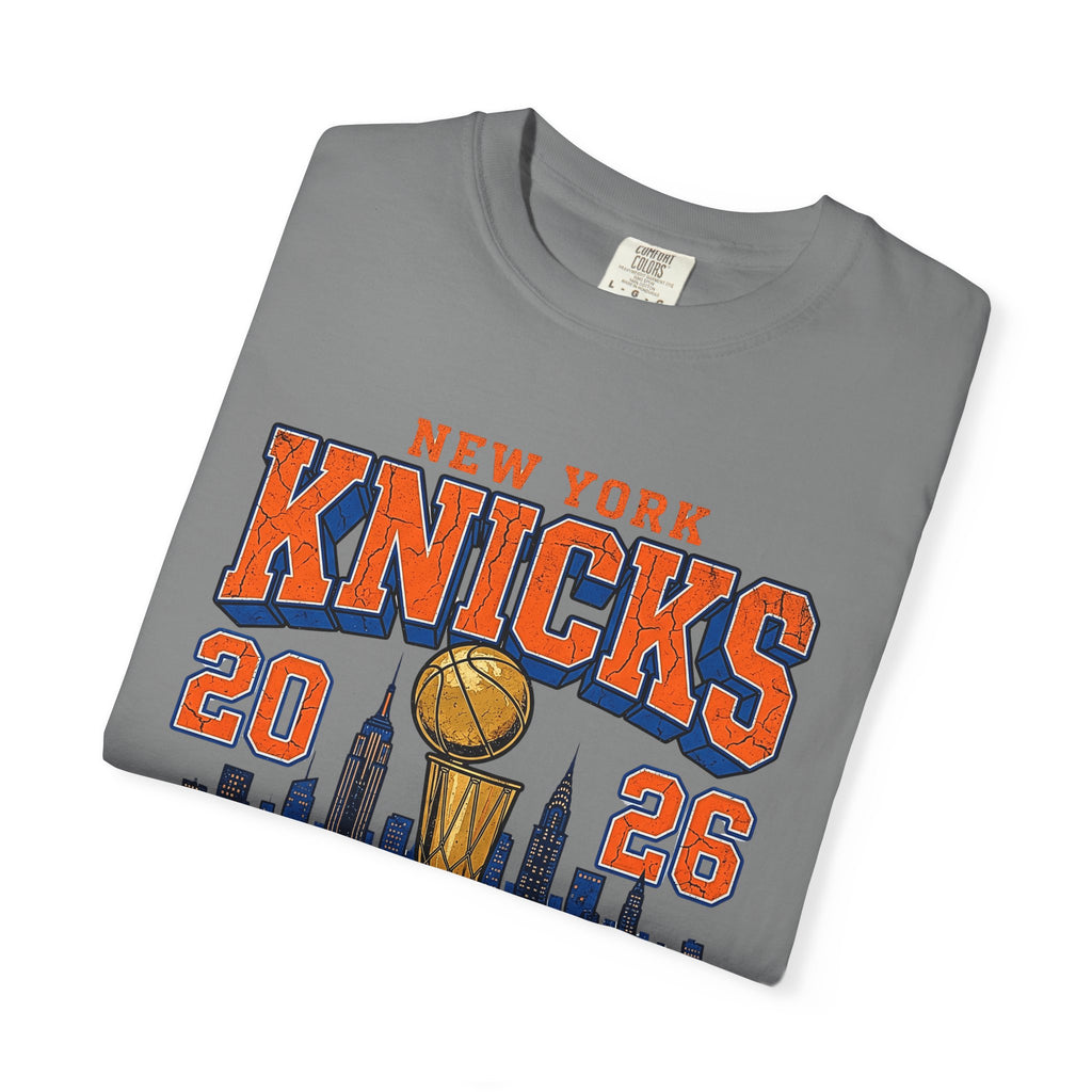 Knicks 2026 Champions NY Skyline Tee