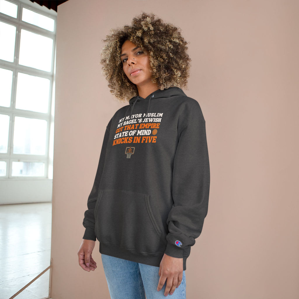 My Mayor Muslim Knicks In Five Champion Hoodie | NY Knicks Championship 2026 Fan Merch | My Mayor Muslim Basketball Quote