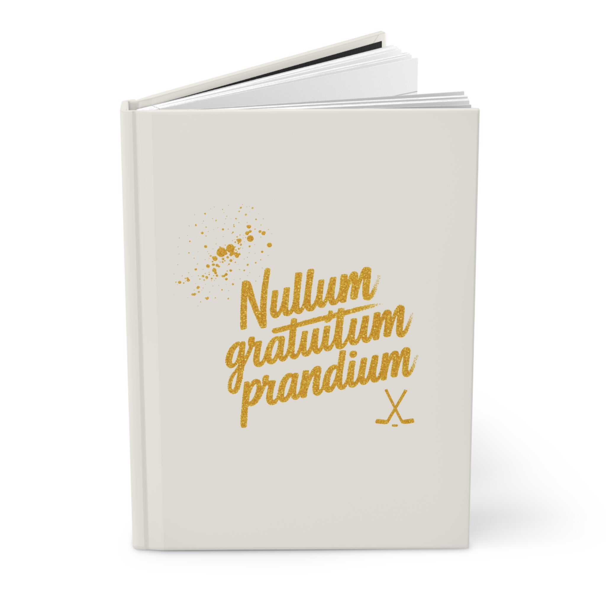 Off Campus Inspired Journal | Nullum Gratuitum Prandium (Garrett Graham Tattoo) Hardcover Journal