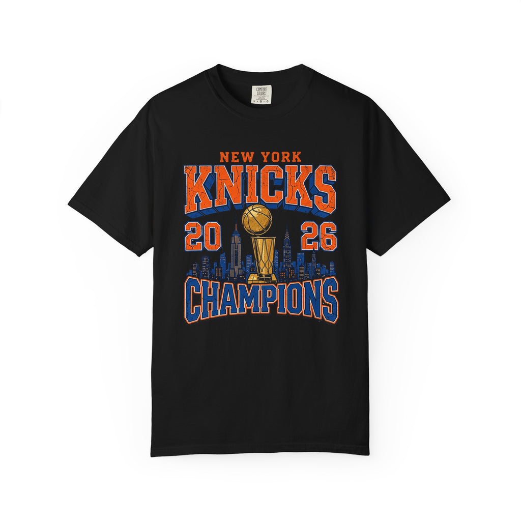 Knicks 2026 Champions NY Skyline Tee