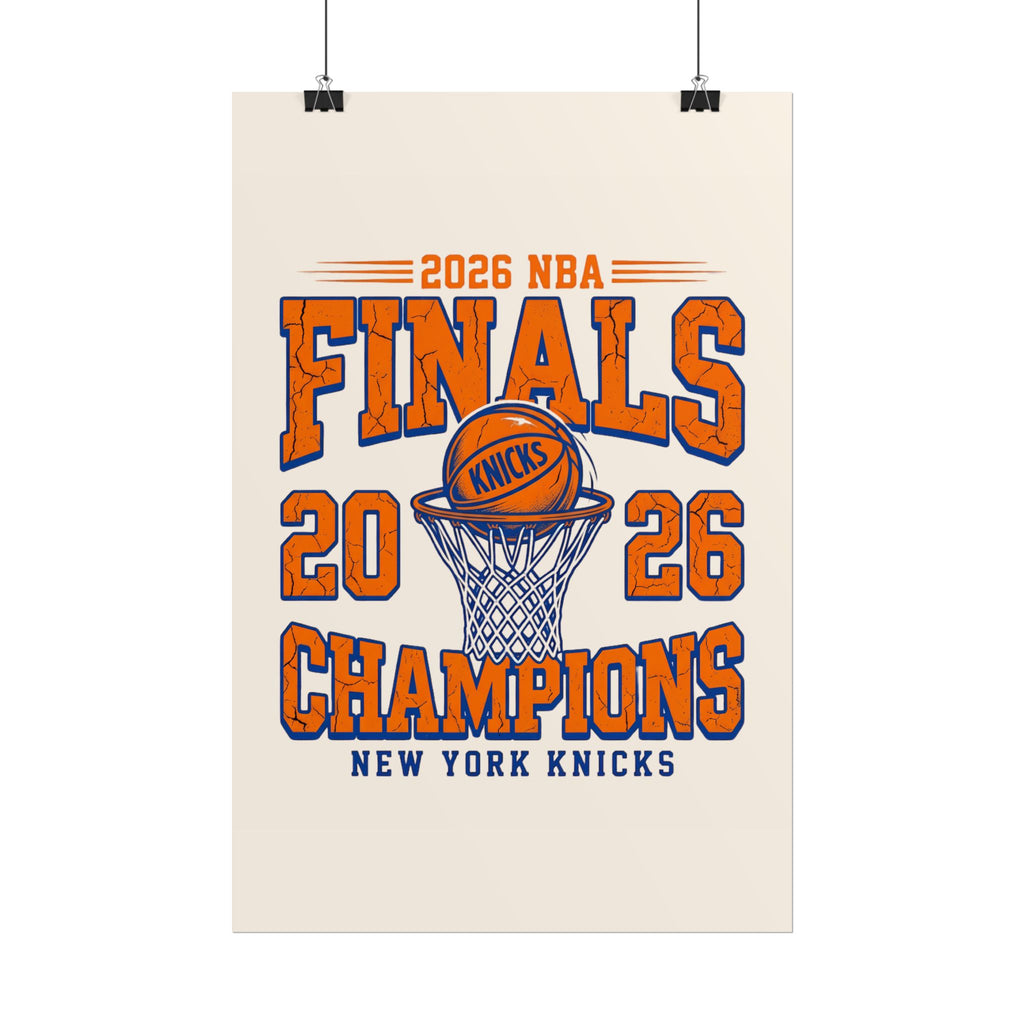 Knicks 2026 Finals Champions Wall Art