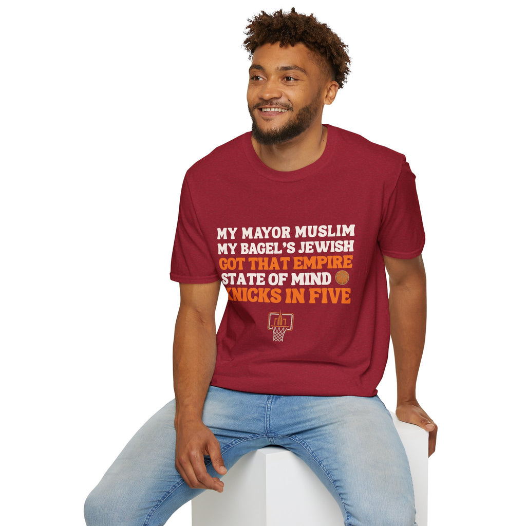 My Mayor Is Muslim My Bagels Jewish The Pope Is On Our Side Knicks In Five Shirt | Knicks NBA Champions 2026 New York City Parade