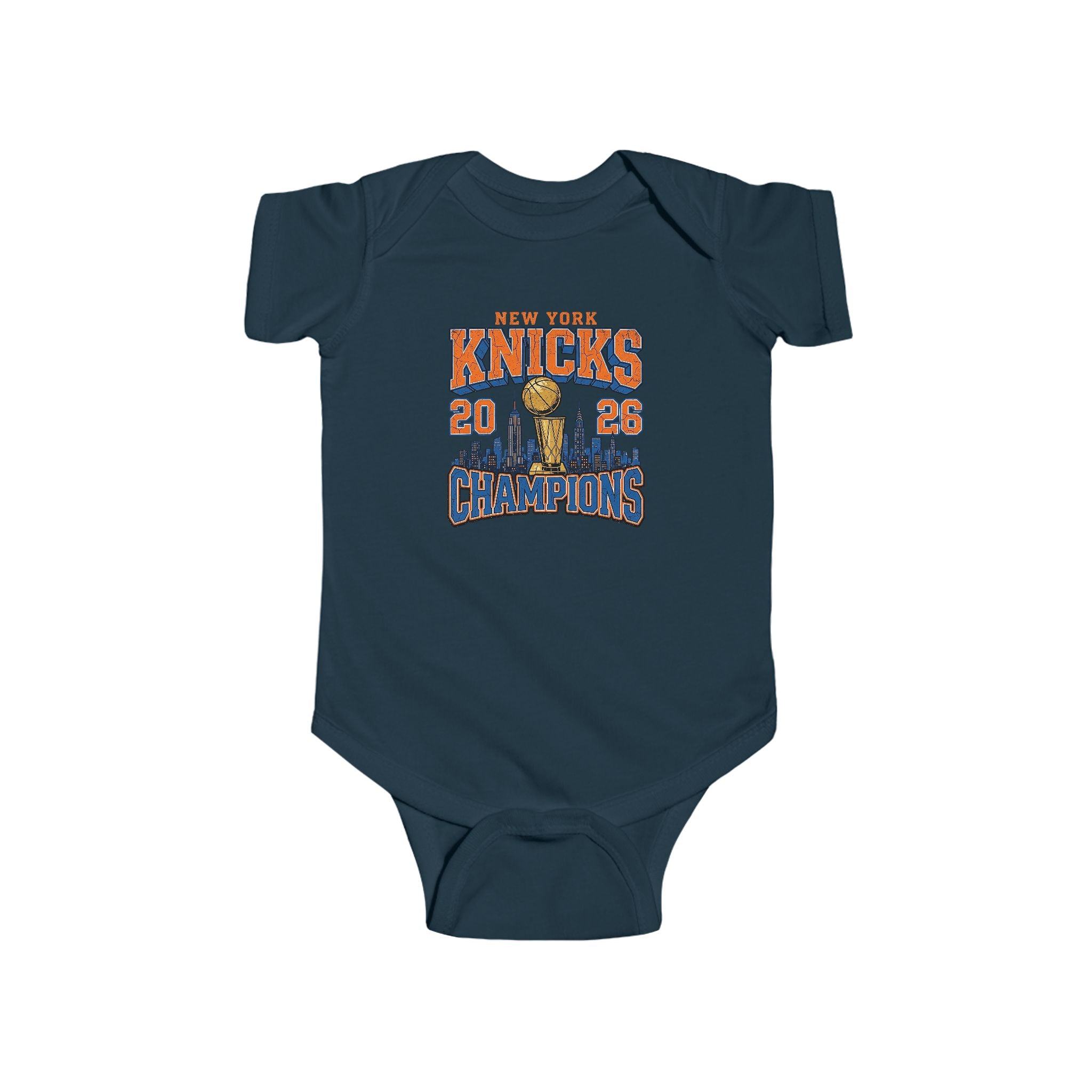 Knicks 2026 Champions with Skyline Baby Bodysuit