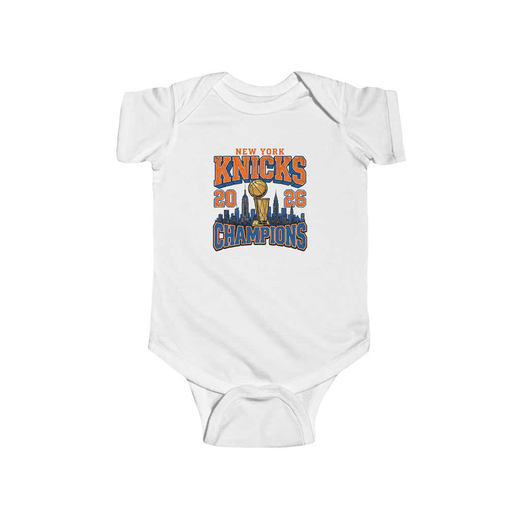 Knicks 2026 Champions with Skyline Baby Bodysuit