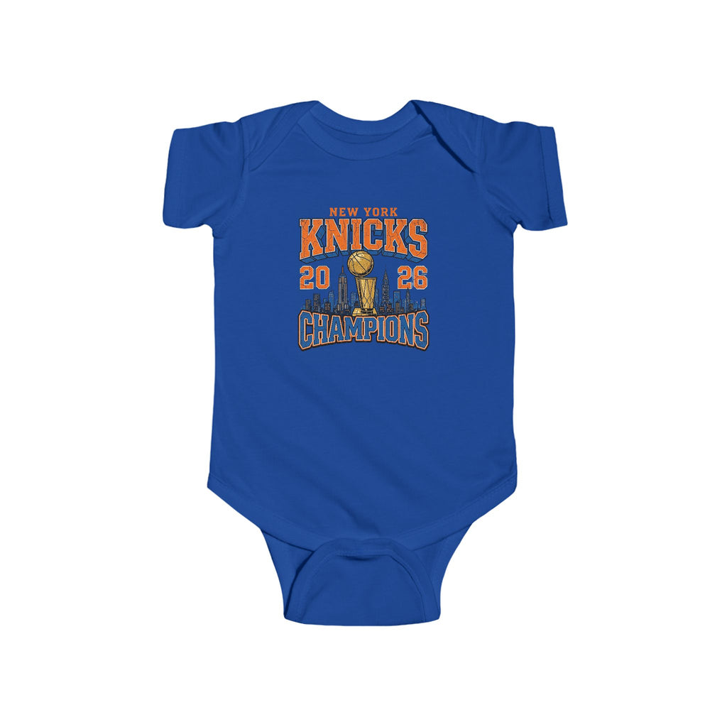 Knicks 2026 Champions with Skyline Baby Bodysuit