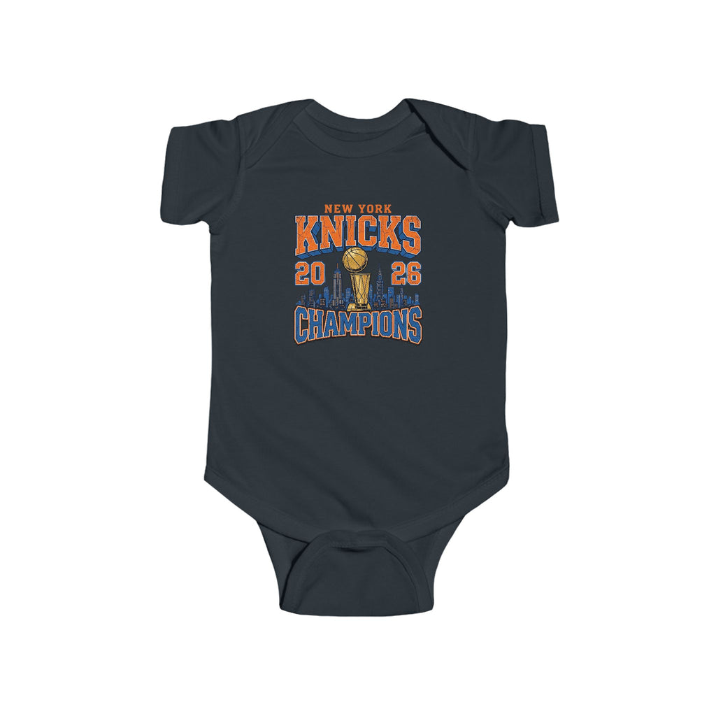 Knicks 2026 Champions with Skyline Baby Bodysuit