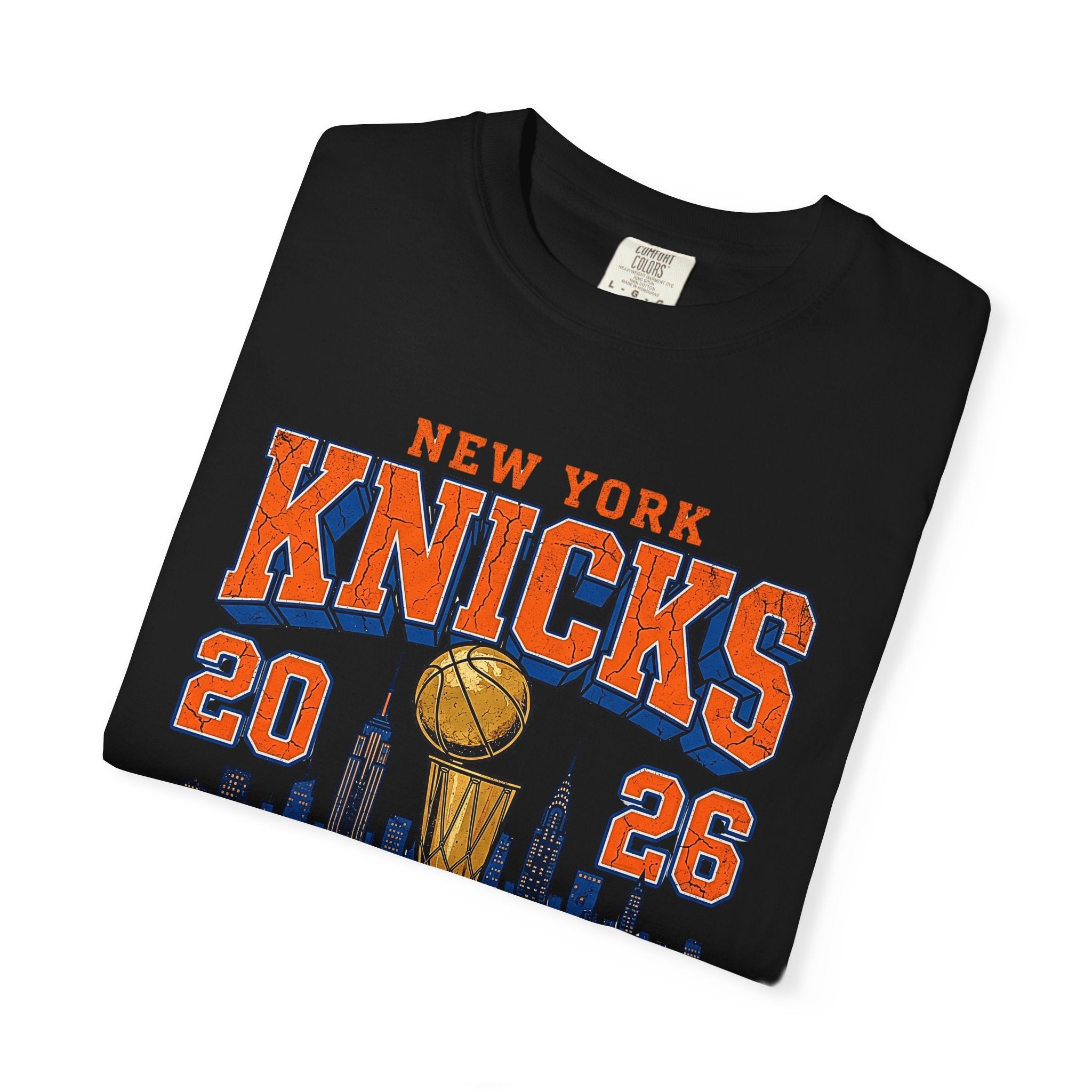 Knicks 2026 Champions NY Skyline Tee