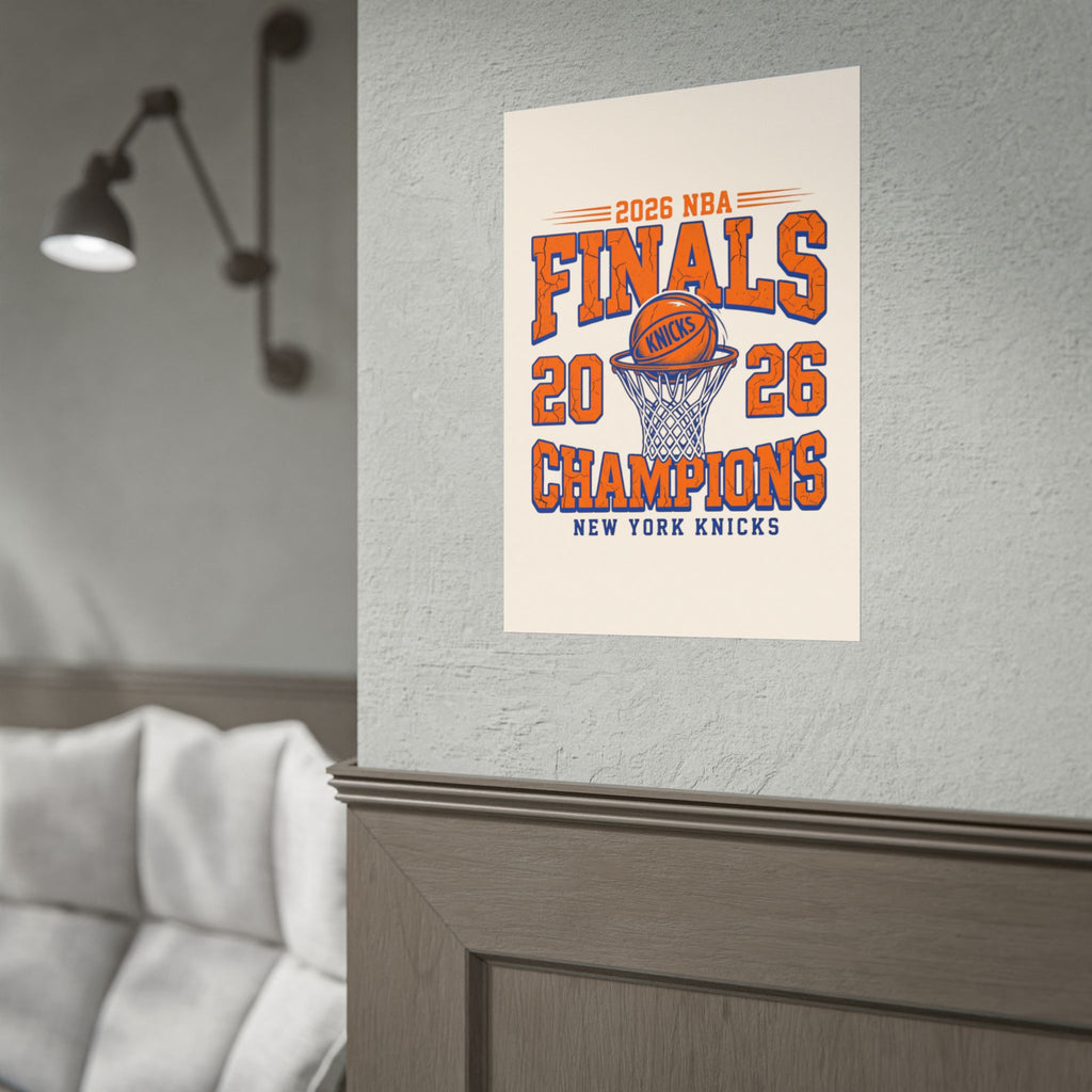 Knicks 2026 Finals Champions Wall Art