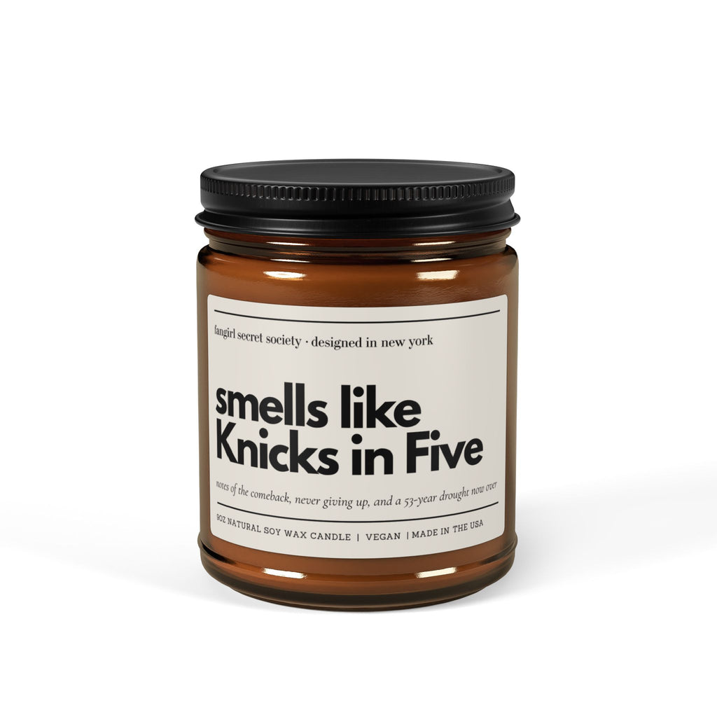 Knicks in Five Candle | NBA Champions Soy Candle | NY Basketball Gift