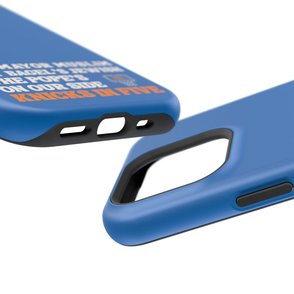 My Mayor Muslim MagSafe iPhone Case | My Bagel's Jewish The Pope's On Our Side Knicks In Five 2026 Phone Case