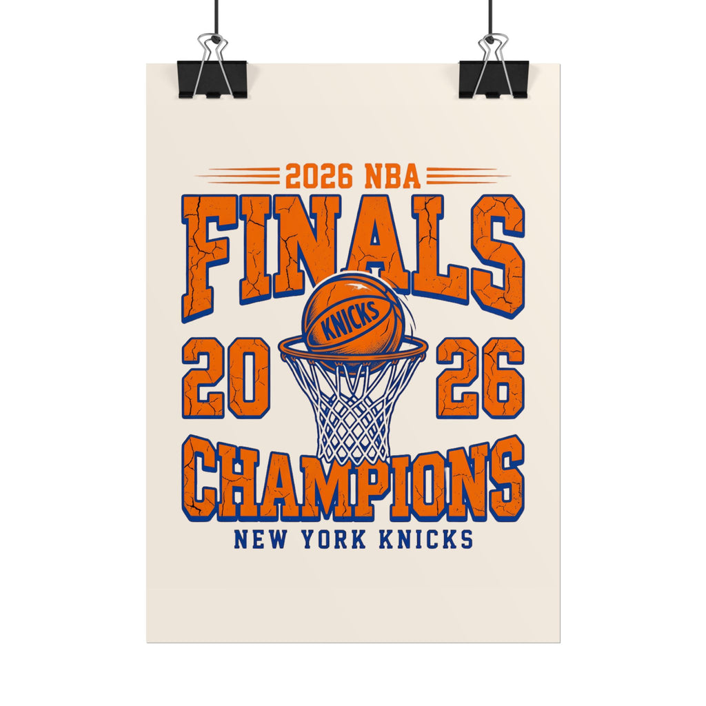 Knicks 2026 Finals Champions Wall Art