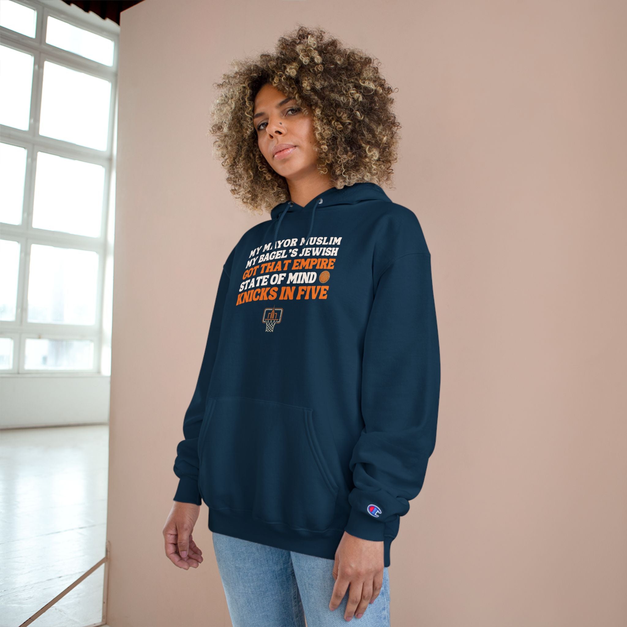 My Mayor Muslim Knicks In Five Champion Hoodie | NY Knicks Championship 2026 Fan Merch | My Mayor Muslim Basketball Quote