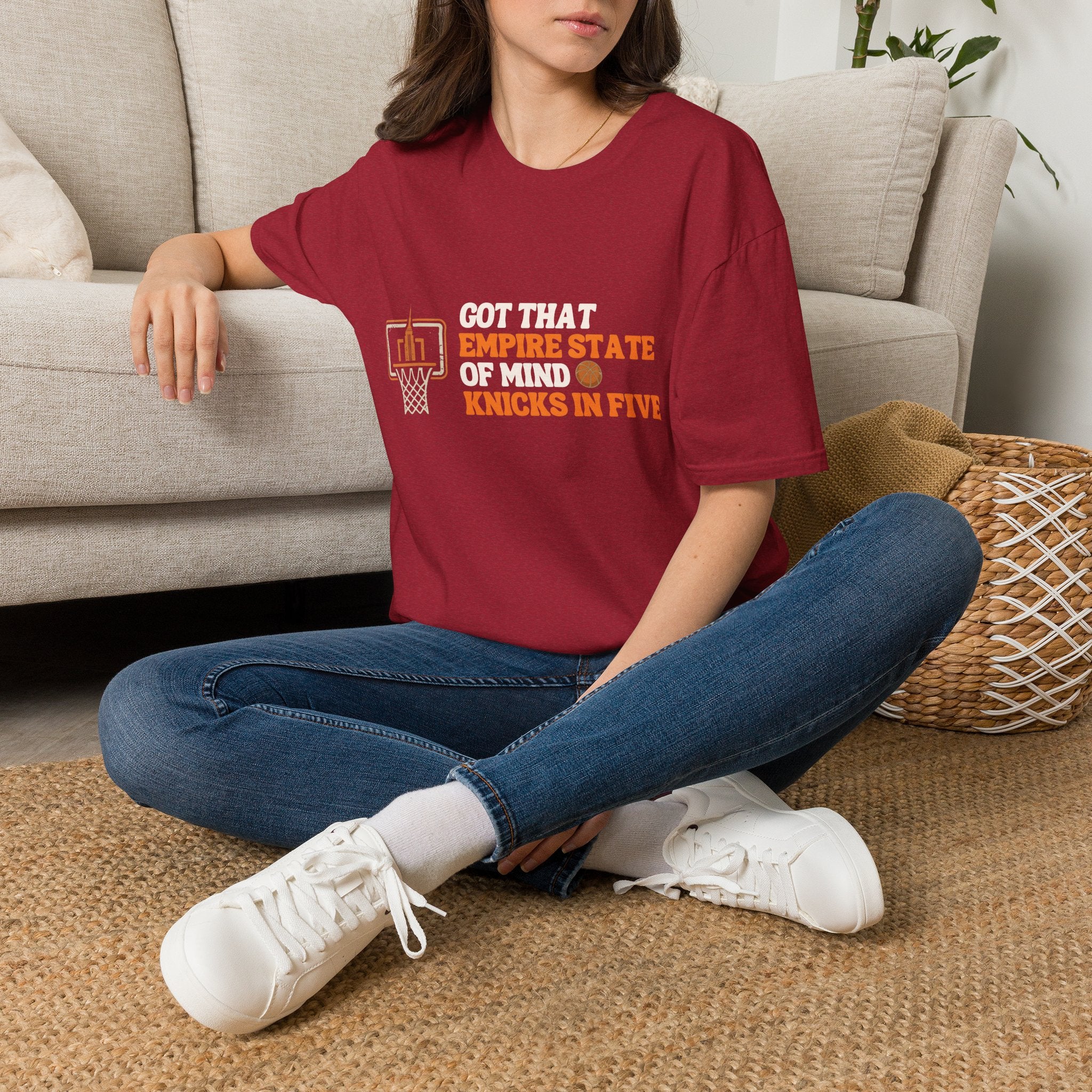 Knicks In Five T-Shirt | NY Knicks Championship 2026 Got That Empire State of Mind Tee | Basketball Gift