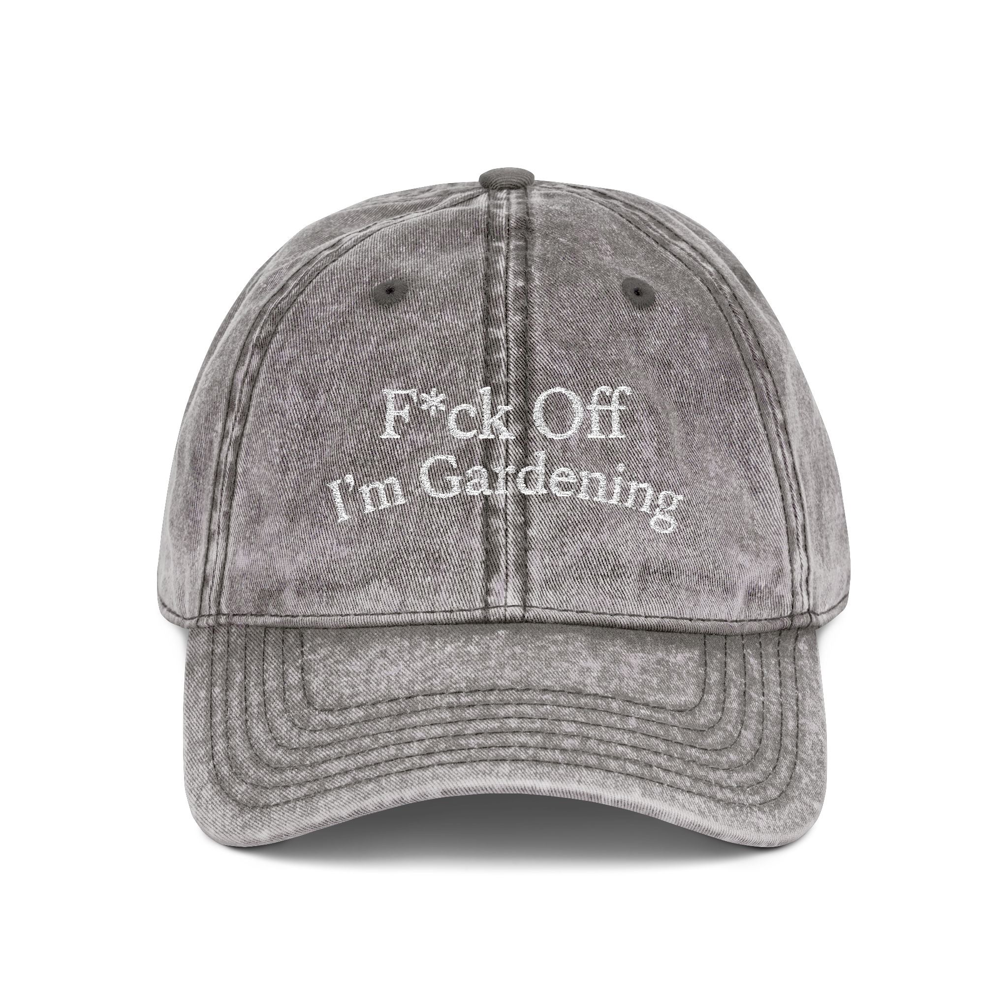 F*ck Off I'm Gardening Vintage Cap | Jude Bellingham Inspired | Funny Gift for Her | Viral England Football Cap