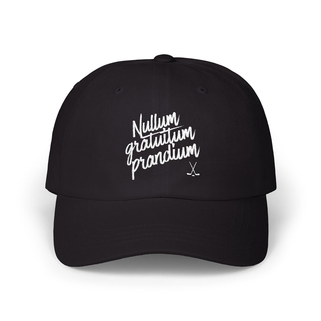 Nullum Gratuitum Prandium (Garrett Graham Tattoo) Dad Cap | Off Campus Inspired Embroidered Hat