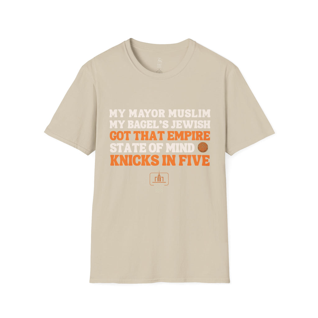 My Mayor Is Muslim My Bagels Jewish The Pope Is On Our Side Knicks In Five Shirt | Knicks NBA Champions 2026 New York City Parade