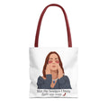 "May the Bridges I Burn Light My Way" Tote - White | Devil Wears Prada Inspired