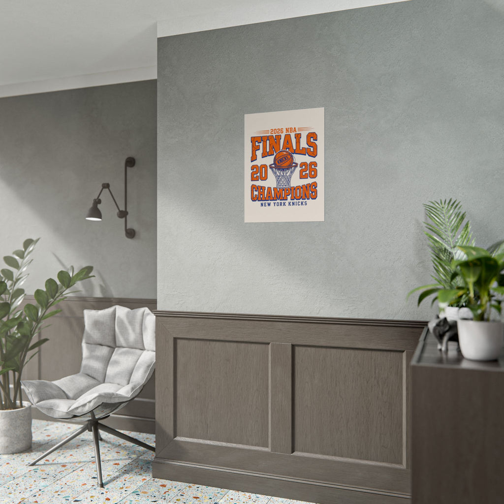 Knicks 2026 Finals Champions Wall Art
