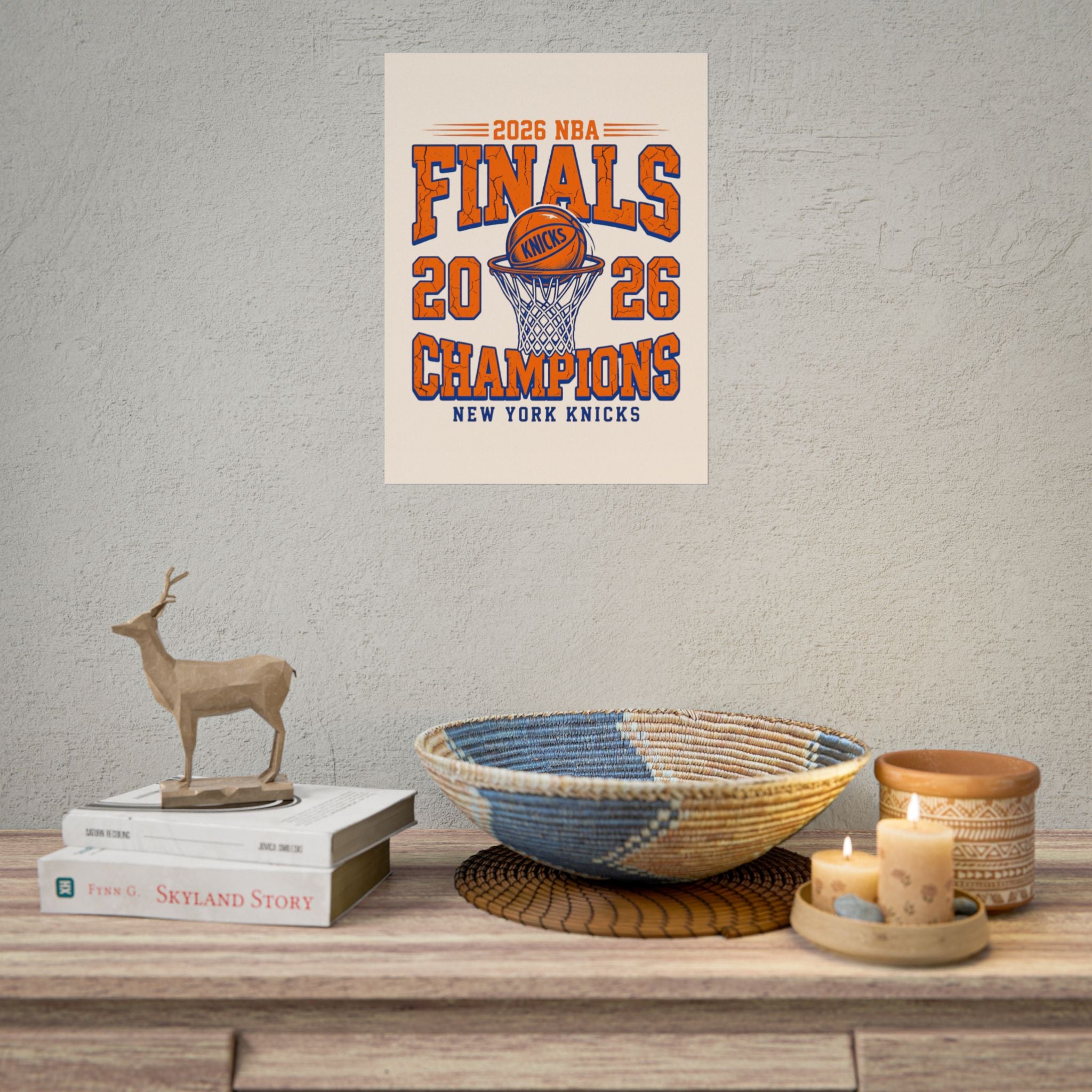 Knicks 2026 Finals Champions Wall Art