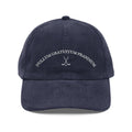 Nullum Gratuitum Prandium (Garrett Graham Tattoo) Vintage Corduroy Cap | Off Campus Inspired Embroidered Hat