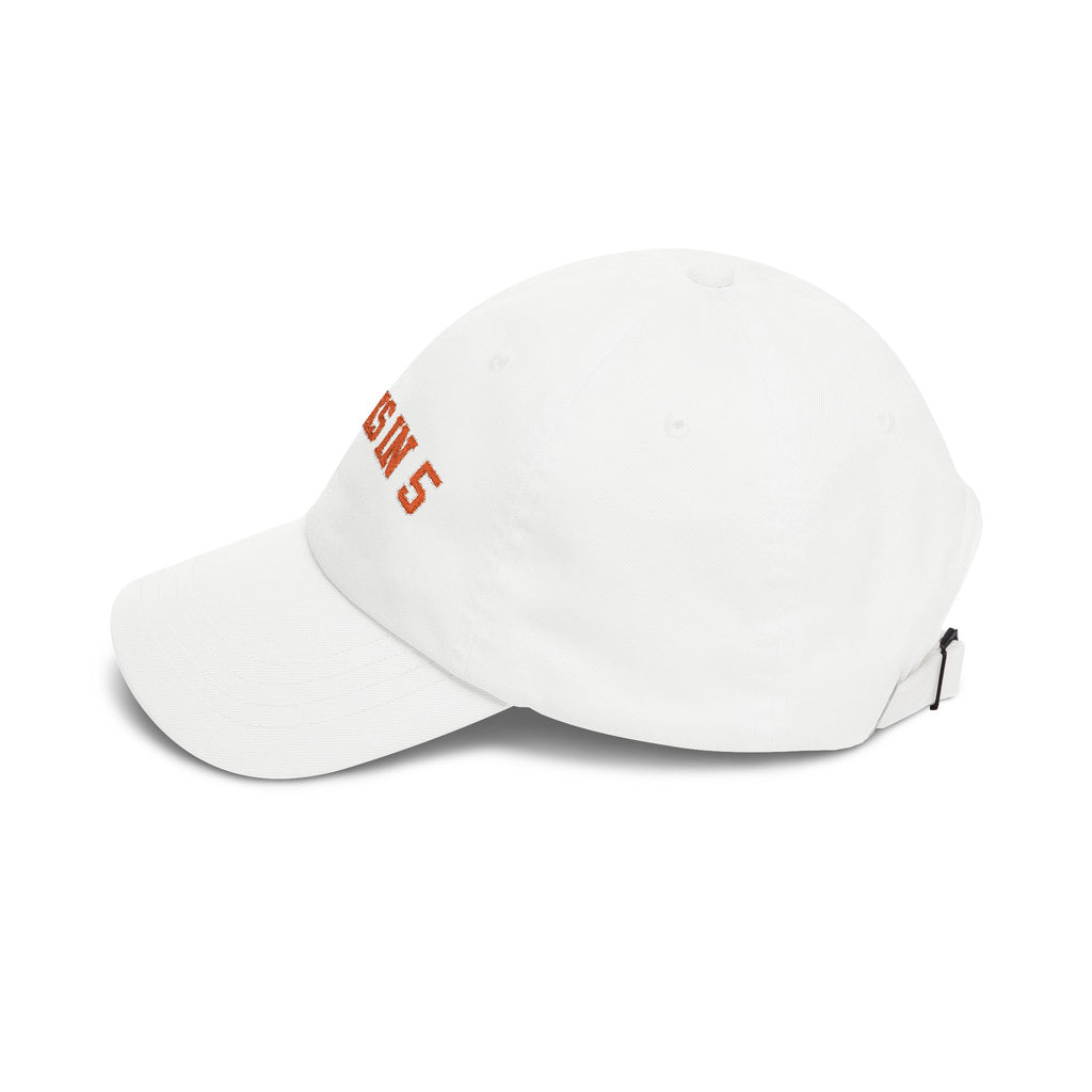 Knicks In 5 Dad Cap | Embroidered NY Basketball Hat | Playoff Hype Gift