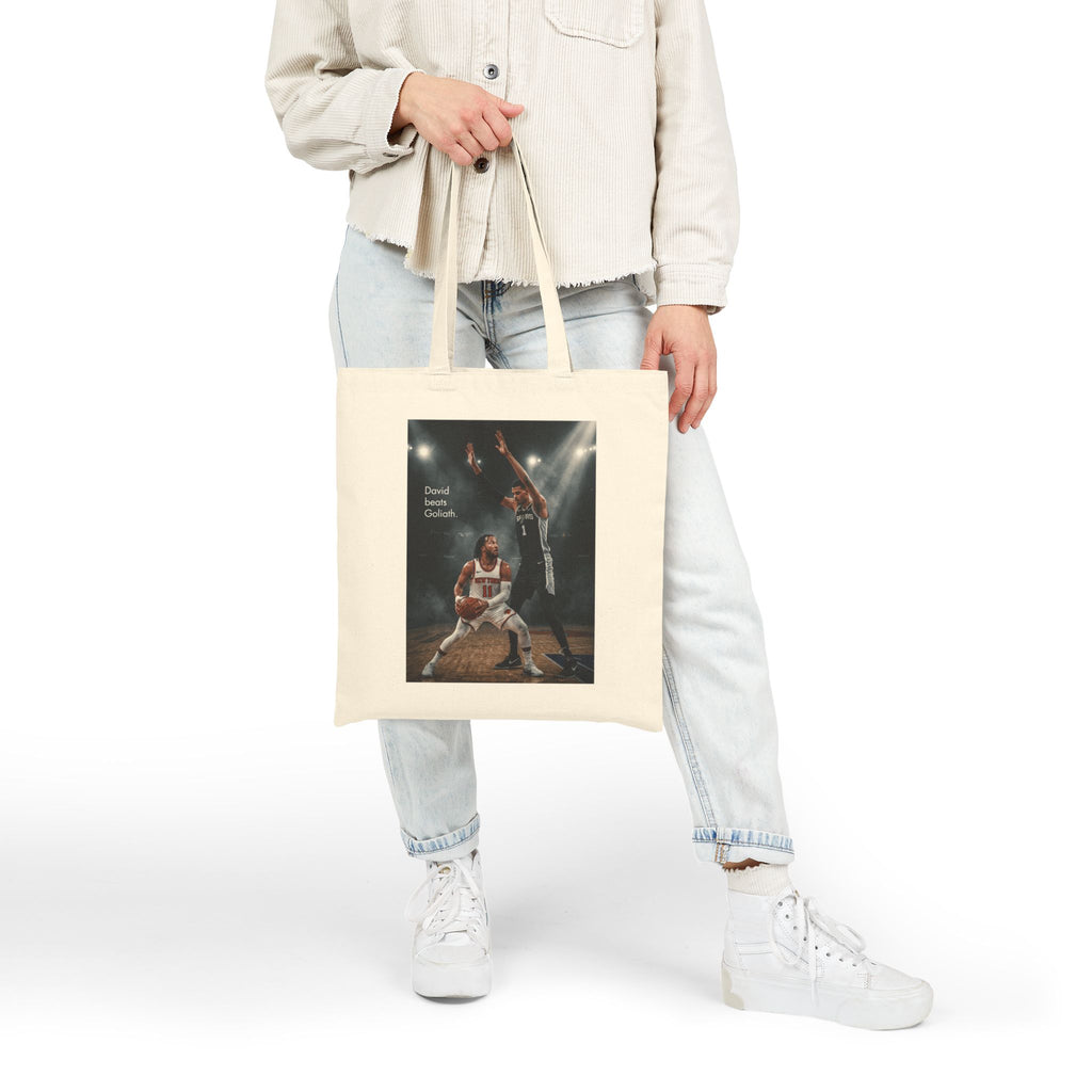 Knicks David Beats Goliath Tote Bag | 2026 NBA Champs