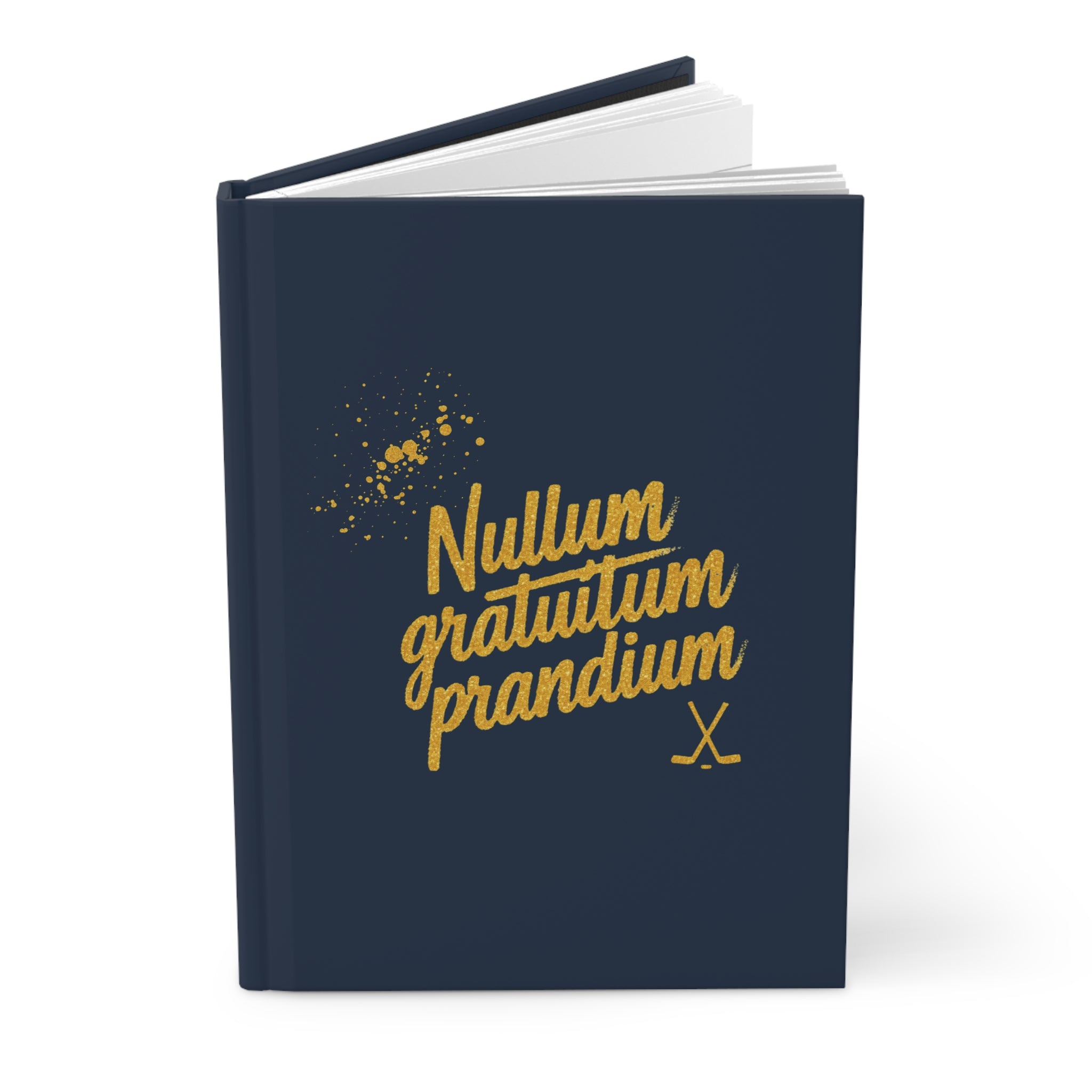 Off Campus Inspired Journal | Nullum Gratuitum Prandium (Garrett Graham Tattoo) Hardcover Notebook