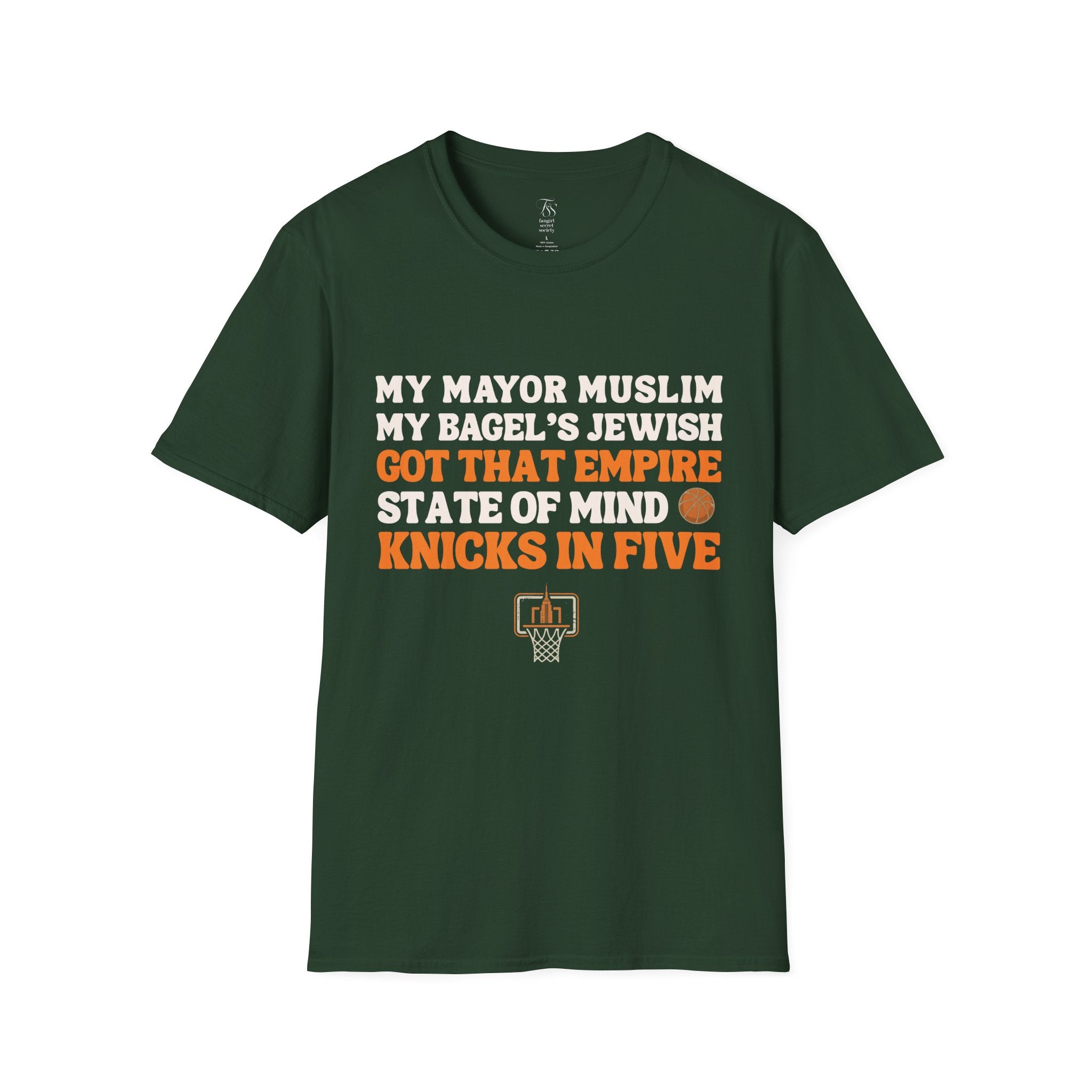 My Mayor Is Muslim My Bagels Jewish The Pope Is On Our Side Knicks In Five Shirt | Knicks NBA Champions 2026 New York City Parade