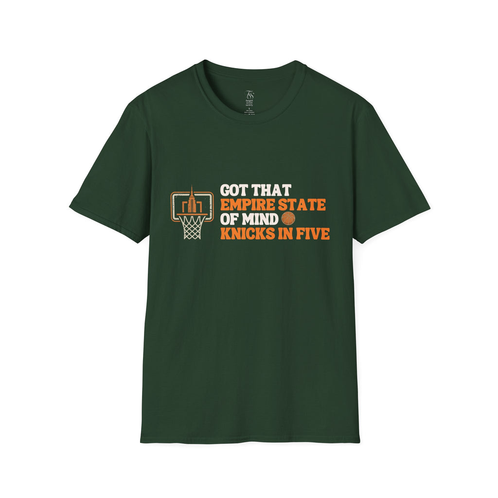 Knicks In Five T-Shirt | NY Knicks Championship 2026 Got That Empire State of Mind Tee | Basketball Gift