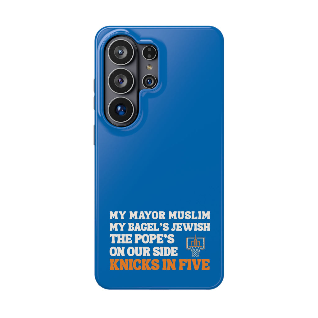 My Mayor Muslim MagSafe iPhone Case | My Bagel's Jewish The Pope's On Our Side Knicks In Five 2026 Phone Case