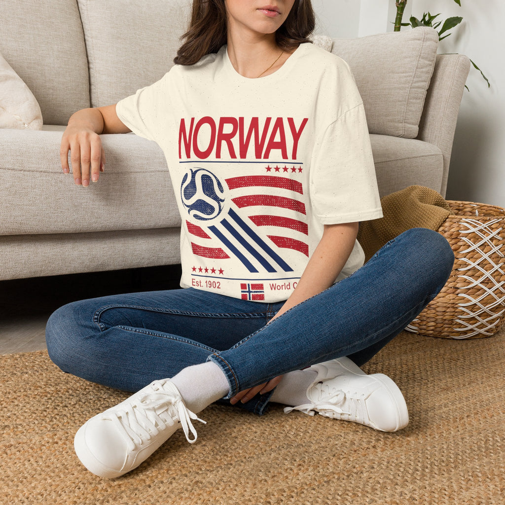 Norway Retro Football and World Cup Shirt - Gildan Softstyle