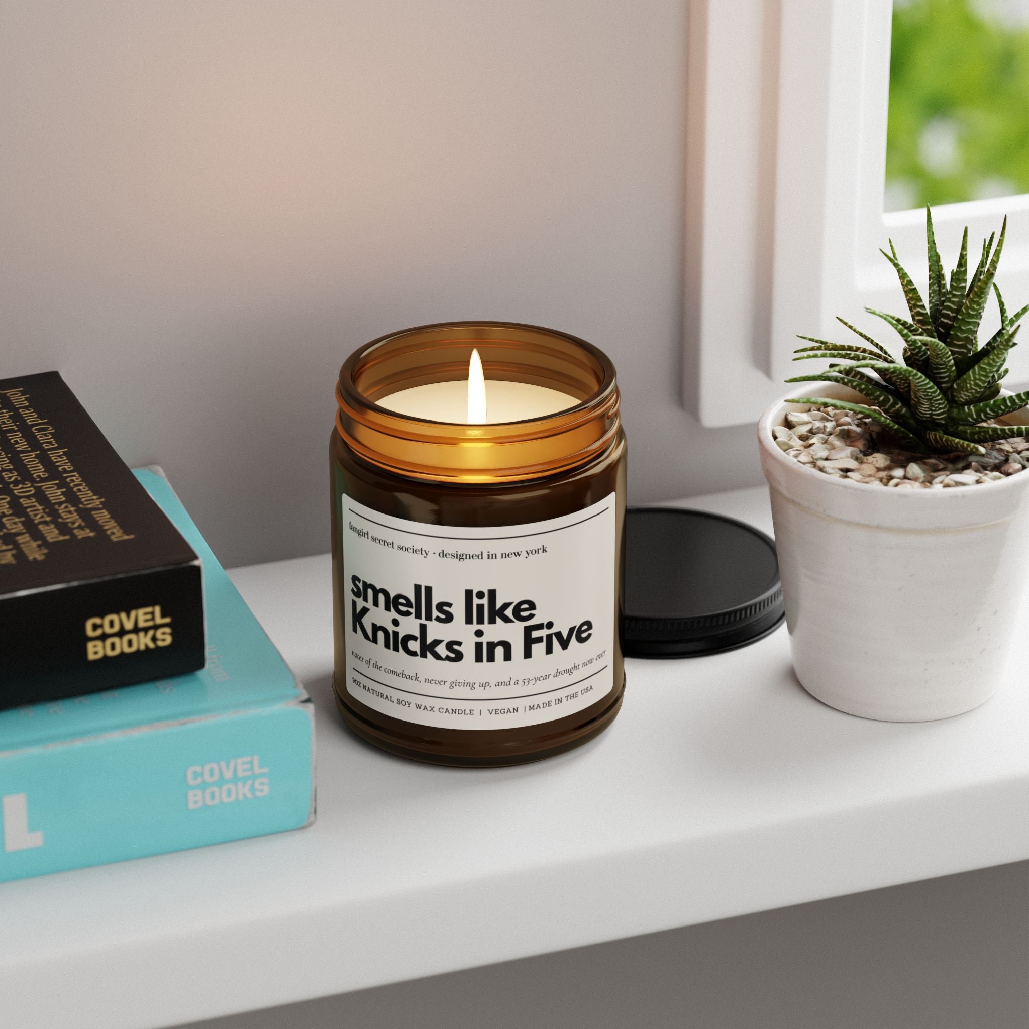 Knicks in Five Candle | NBA Champions Soy Candle | NY Basketball Gift