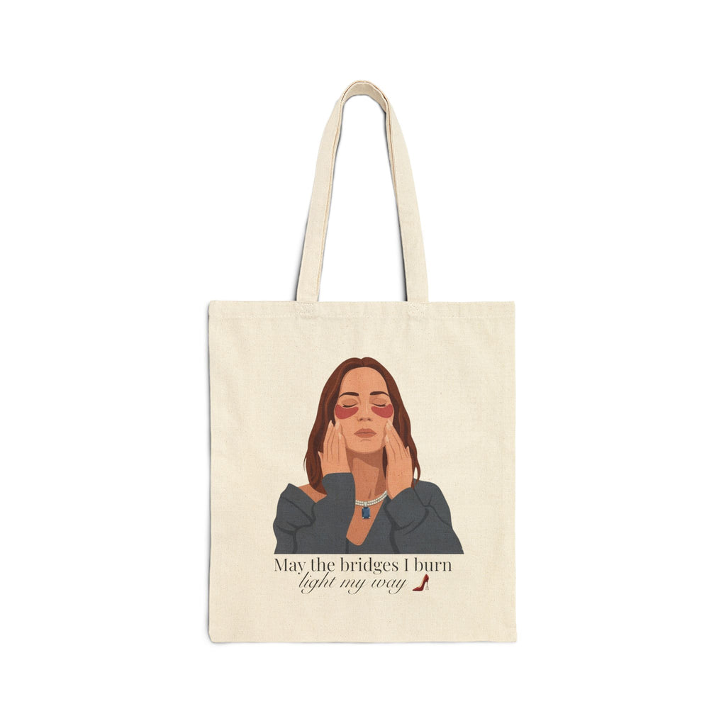 "May the Bridges I Burn Light My Way" Canvas Tote Bag | Devil Wears Prada Inspired