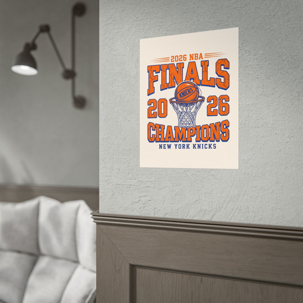 Knicks 2026 Finals Champions Wall Art