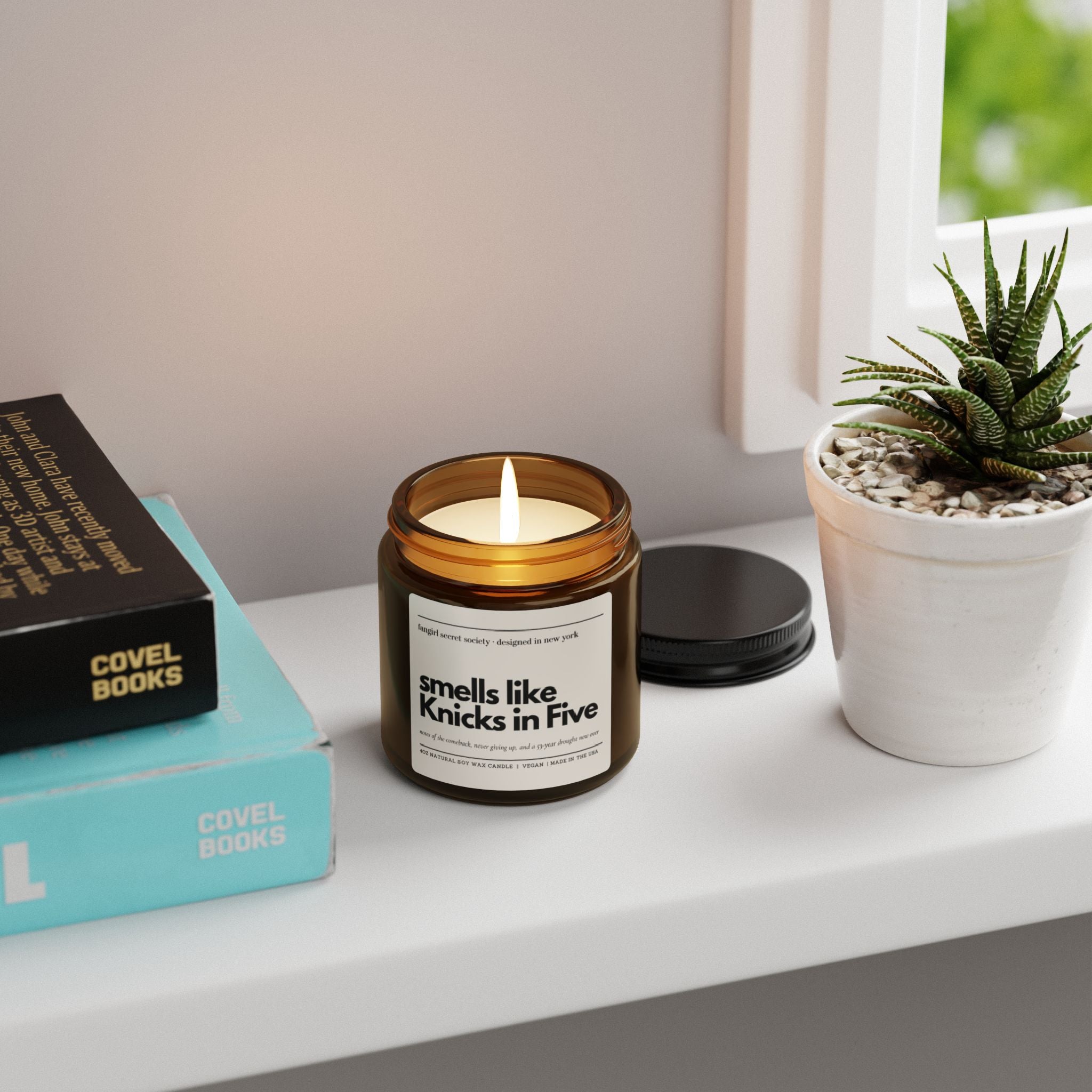 Knicks in Five Candle | NBA Champions Soy Candle | NY Basketball Gift