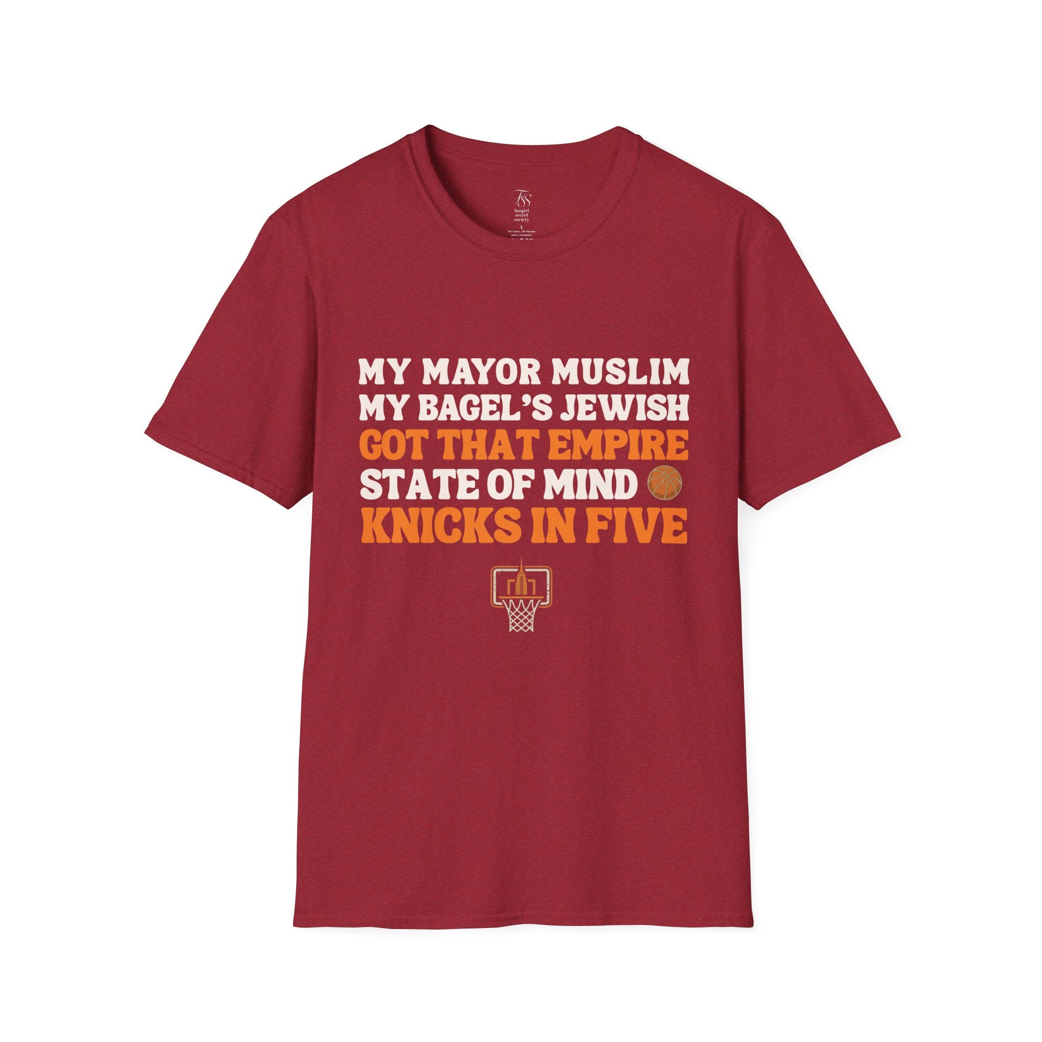 My Mayor Is Muslim My Bagels Jewish The Pope Is On Our Side Knicks In Five Shirt | Knicks NBA Champions 2026 New York City Parade