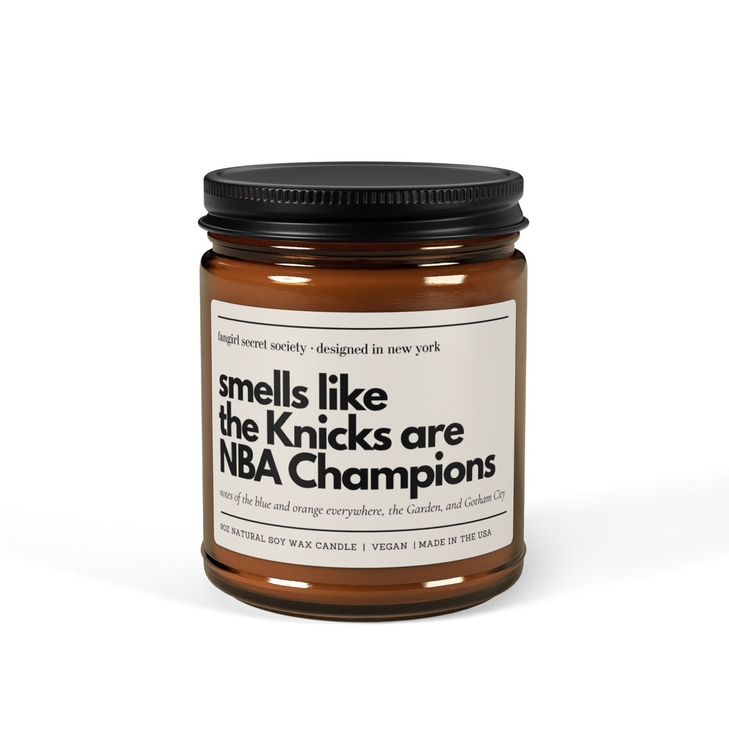Knicks NBA Champions Candle | NY Basketball Soy Candle | 53 Year Gift